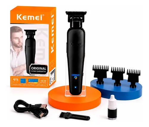 Maquina De Acabamento Profissional Kemei Km2299 0gap Bivolt