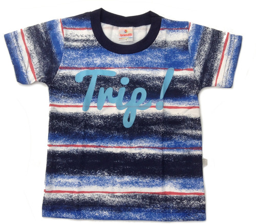 Camiseta Infantil Listrada Trip! Brandili  32562 - Tam 1 2 3