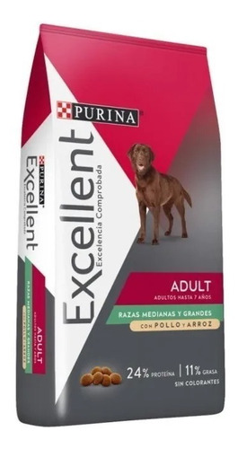 Excellent Perro Adulto Med Gde 20 Kg . Envio Sin Cargo