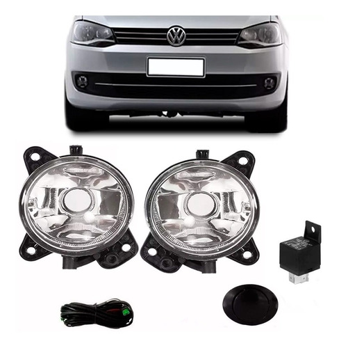 Kit Farol Milha Fox Spacefox 2011 2012 2013 Neblina Auxiliar