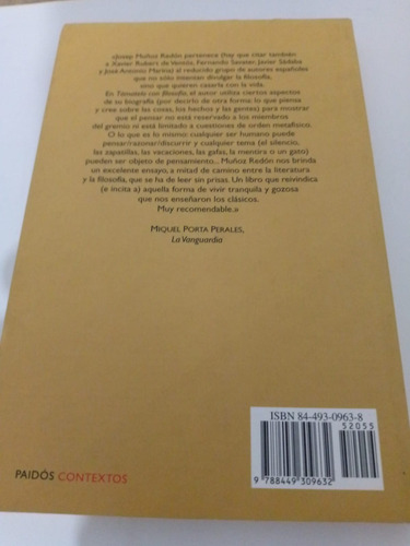 Tómatelo Con Filosofía Josep Muñoz Redón (Usado)