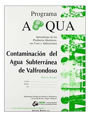 Libro Programa Aqua Aprendizaje De Los Productos Quimicos Su