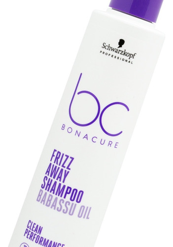 Schwarzkopf Bc Bonacure Frizz Away Shampoo Rulos X 250ml