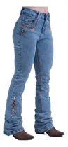 Comprar Calça Texas Farm Feminina Bordada Country Jeans Lançamento