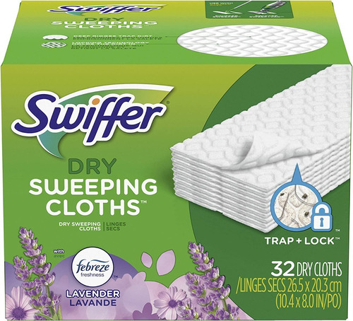 Swiffer Sweeper Dry Febreze Lavanda Paq 32