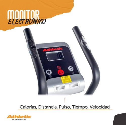 Imagen 4 de 8 de Caminador Simulador Elíptico Athletic 500ea Mg Mundo Gym