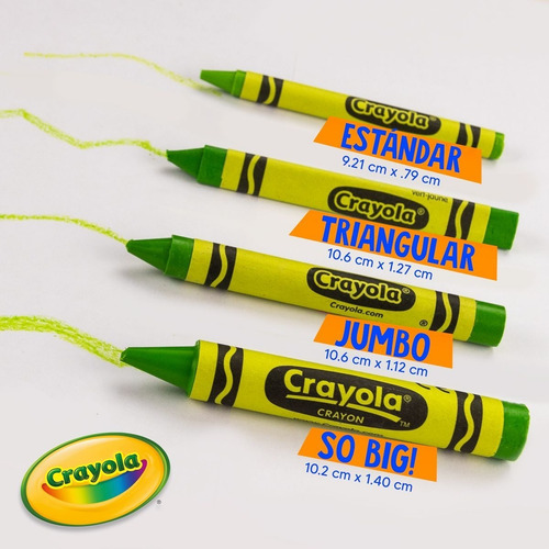 Crayola 12 Crayones Extra Jumbo So Big