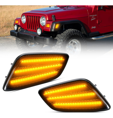 Neifil Luz Led Señalizacion Lateral Delantera Para Jeep Tj 2