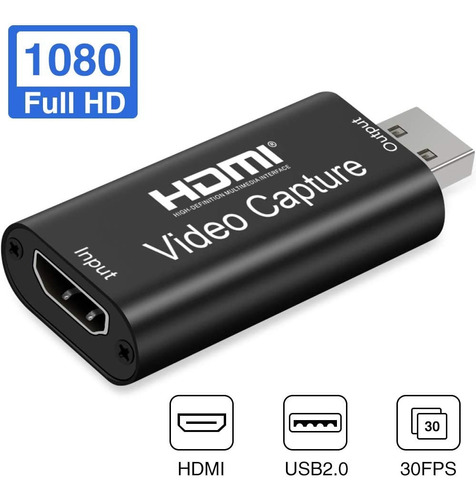 Captura De Video Portátil Hd Usb 2.0 Puerto Hdmi Ok