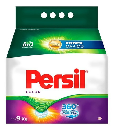 Persil Color Detergente En Polvo Para Ropa 9 Kg Msi