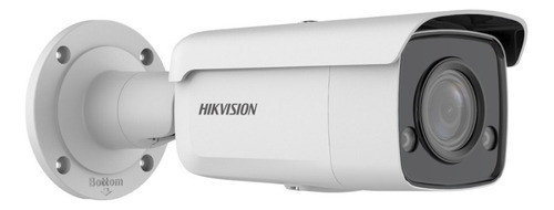 Hikvision Cámara De Seguridad Metalica Tipo Bala IP 4 MP Con Imagen a Color las 24hrs. Con Protección IP67 Para Uso Exterior Captura Facial Y Ranuira MicroSD Modelo DS-2CD2T47G2-L(C)