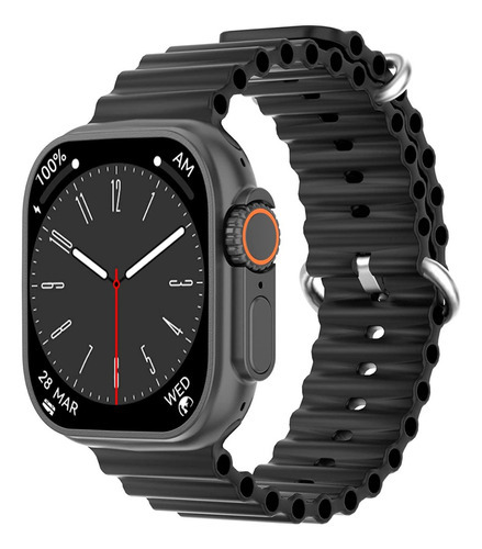 Relógio Smartwatch Bw25 Ultra Max 49mm Com Quatro Pulseiras Cor Da Pulseira Preto Cor Da Caixa Preto