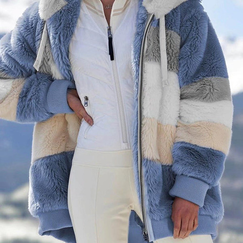 Imagem 3 de 10 de Casaco De Frio Feminino Parka Forrada Feminina Sobretudo