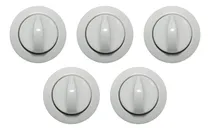 Comprar Juego 5 Perillas Blancas Para Cocina Florencia