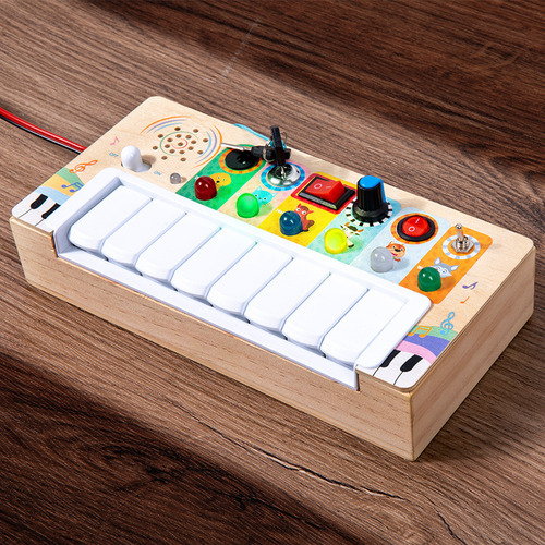 Juguete De Madera Para Niños Piano Electrónico Hands On