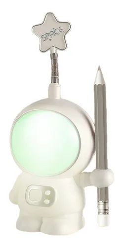 Lampara Astronauta 3d Tajalapiz Recargable Escritorio Mesa