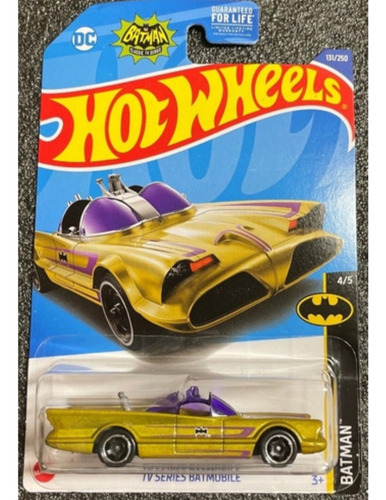 Imagen 3 de 8 de Hotwheels Batman Classic Tv Series Carro Coleccionable