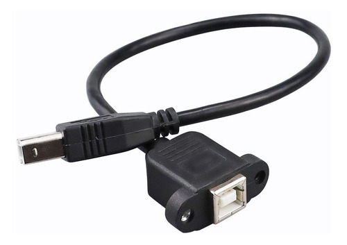 Cabo Usb 2.0 Tipo-b Macho/femea 30cm Para Painel