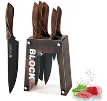 Comprar Juego De Cuchillos De Cocina, Juego De 6 Cuchillos De Acero 