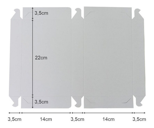 Imagen 2 de 5 de Caja Para Alfajores Alf1 Sublimable X 50u Packaging Sublimar