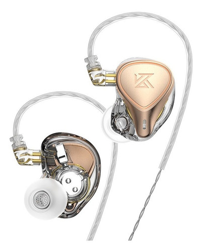 Imagen 1 de 10 de Auriculares In Ear Kz Zex Pro X Crinacle Cable Sin Microfono