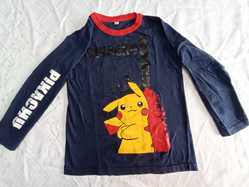 Camiseta Manga Larga Para Niños Talle 8