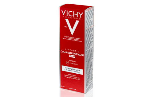 Imagen 1 de 3 de Protector solar Vichy Liftactiv Collagen Specialist en crema FPS30 x 50 ml