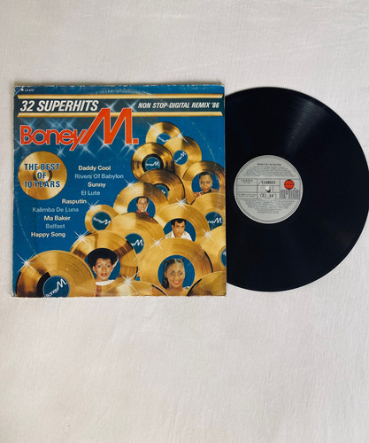 Boney M. / The Best Of 10 Years Lp Vinilo 1986 Mx (Usado)