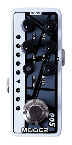 Pedal Mooer Pre Amplificador M005 Brown Sound 3 +