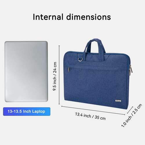 Bolso Para Notebook V Voova, Con Correa, 16 Pulgadas, Blu...