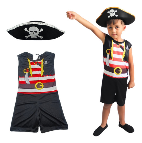 Fantasias De Pirata Infantil De Halloween Cosplay Carnaval