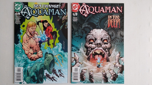 Aquaman #4 Y 5 (2003) Dc Comics Ingles