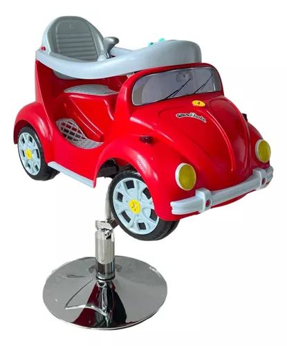 Cadeira Kids Fusca Criança Cabeleireiro Carrinho Salão Dompel