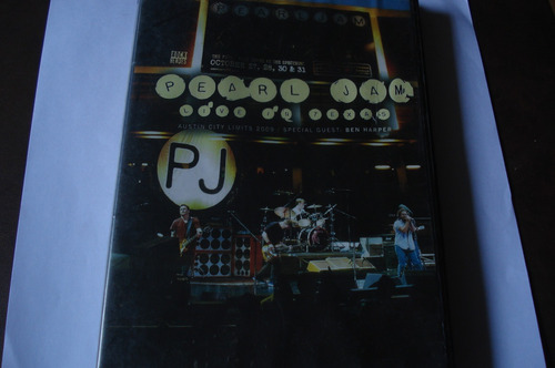 Dvd Pearl Jam Live In Texas