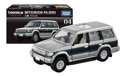 Tomica Premium 04 Mitsubishi Pajero 1/62 Takara Tomy Color Gris