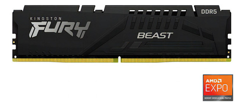 Memoria Ram Kingston Fury Beast Expo Ddr5 16gb 5600mt/s Cl36