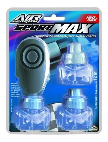 Aromatizante Air Perfum Sport Max Frances 120 Dias Silisur