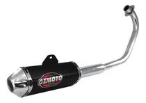 Comprar Caños De Escape Gemoto Racing Negro Para Gs