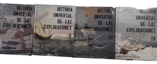 Historia Universal De Las Exploraciones Tapa Dura 4 Tomos