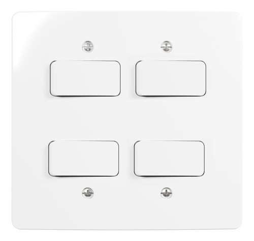 Conjunto 4x4 4 Interruptores Simples Renova Margirius