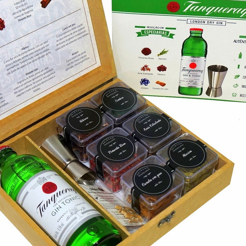 Imagem 4 de 9 de Kit Gin Tonic Tanqueray Com 6 Especiarias + Dosador