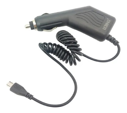 Carregador Micro Usb Para Carro Espiral Viagem V8-c Cor Preto