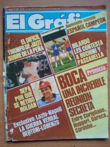 El Grafico 3393 Deportivo Español Campeon 1984