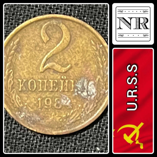 Rusia - 2 Kopeks - Año 1984 - Y #127 - Urss - Cccp
