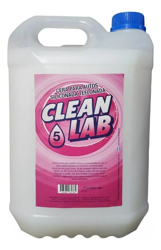 Cera Para Autos Con Teflon Y Siliconas X 5 Lts. Clean Lab