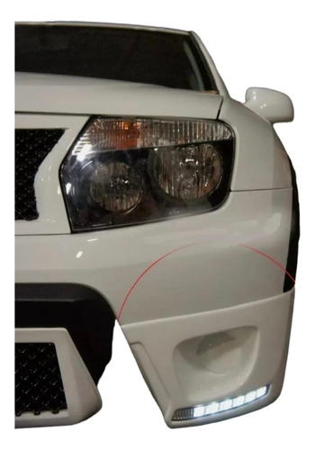 Lip Spoiler Compatible Con Marca Renault Duster Drl Led