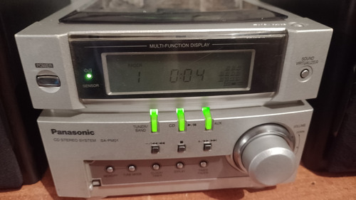 Microsystema Panasonic Radio Am-fm-cd-auxiliar-sound-reloj (Usado)