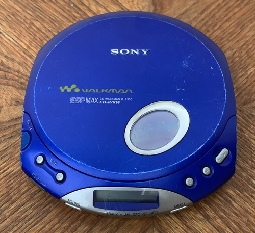 Cd Walkman Sony D-e350 Vintage