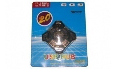 Hub Usb 2.0 Xtreme 4 Puertos Tipo Estrella Azul