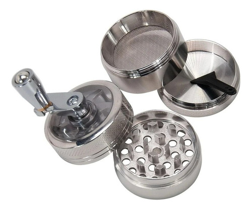 Grinder Metálico Moledor 40mm 4 Niveles Con Palanca